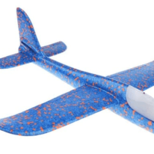 Avion ALBASTRU din polistiren lungime 47 cm