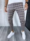Pantaloni barbati casual regular fit in carouri B1553 13-4 E/B6-5.1