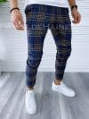 Pantaloni barbati casual regular fit in carouri B1749 2-5 E*