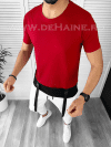 Tricou barbati slim fit rosu B1957 P10-3.3/V1-1.1