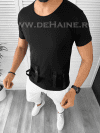 Tricou barbati slim fit negru B1966 V4-4.1.2