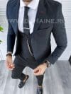 Sacou barbati negru slim fit B5609 81-4 E