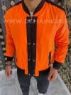 Geaca barbati de toamna portocalie din fas subtire B5982 25-1.1