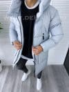 Geaca barbati groasa gri de iarna B6191 59-1