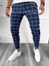 Pantaloni barbati casual regular fit bleumarin B7874 251-3 e
