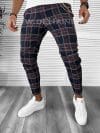 Pantaloni barbati casual regular fit bleumarin B7942 3-4 E
