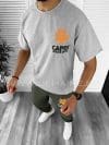 Tricou barbati gri cu imprimeu oversize B7962 P20-3.3