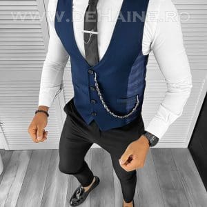 Vesta barbati slim fit bleumarin B8246 76-4 E