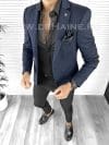 Sacou barbati slim fit bleumarin B8343 68-2 E