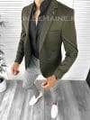 Tinuta barbati smart casual Pantaloni + Camasa + Sacou B8447