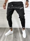 Pantaloni de trening conici negri B9377 Z15