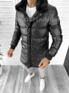 Geaca barbati groasa neagra de iarna B9413 D0-3