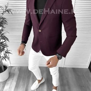 Sacou barbati slim fit grena B9747 73-1 E