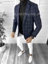 Sacou barbati slim fit bleumarin B9749 66-1 E