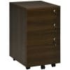 Vinsetto Dulap de birou cu incuietoare, Dulap mobil cu 3 sertare cu bare de suspendare pentru fisiere, maro | AOSOM RO