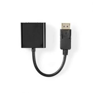 Adaptor Displayport la VGA T-M, Nedis CCGT37350BK02