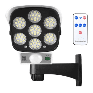 Camera Falsa WW-2178T cu Panou Solar, 77 LED, Senzor de Miscare