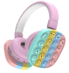 Casti Bluetooth model POP-IT EMOJI CXT-806C ROZ