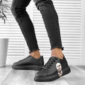Adidasi barbati casual negri FCL8071 A1-2
