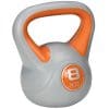Kettlebell 8kg din PU si nisip cu baza plata si maner pentru deadlifting, genuflexiuni si lifting, 20x14x24 cm, portocaliu SPORTNOW | Aosom RO