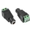 Conector DC 5.5 x 2.1mm mama la bloc terminal, GNI0510S