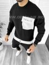 Hanorac barbati negru slim fit K211 P20-2.3