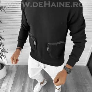 Bluza barbati neagra vatuita K176 46-2.2