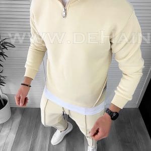 Hanorac barbati BEJ slim fit K182 D6-3.2.3