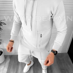 Hanorac barbati gri slim fit K193 P19-3.2