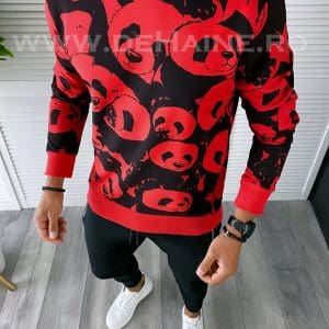 Bluza barbati slim fit rosie K294 Y 17.3-1