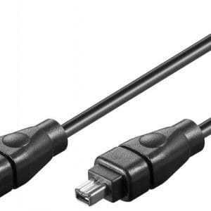 Cablu firewire 4 pini la 4 pini 4.5m Negru, KFIR44-5