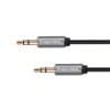 Cablu audio jack stereo 3.5mm 3m T-T Negru, KM1228