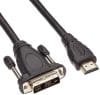 Cablu HDMI la DVI-D 18+1 pini T-T 2m, KPHDMD2