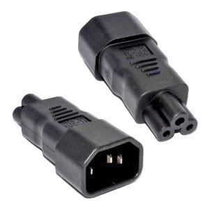 Adaptor IEC C14 la IEC C5 „Mickey Mouse” T-M, KPSR-01