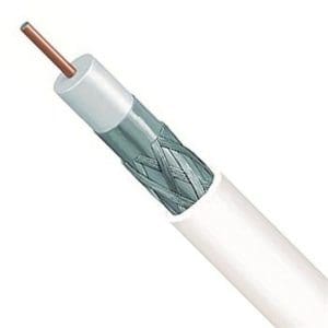 Rola cablu coaxial/antena F 75 Ohm 25m, KTCTV25