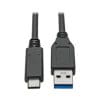 Cablu USB 3.2 Gen 2-C la USB-A T-T 1m Negru, ku31ck1bk