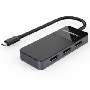 Adaptor USB-C la 3 x Displayport 8K@60Hz MST + HDR 10, KU31DP08
