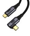 Cablu USB4 Gen3x2 40Gbps 8K60Hz 240W drept/unghi 90 grade T-T 0.3m, ku4cu03