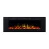 Art Flame Semineu Avalon De perete & incorporabil Negru din Metal 544*1650*140