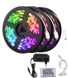 Kit Banda RGB LED 15 Metri 3×5 metri 5050 cu telecomanda