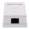 Priza aplicata UTP cat.6 1 port, LANBOX-SM-U6-WL