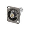 Conector BNC mama tip D montare masa/panou, NEUTRIK NBB75DFGX
