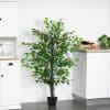 Arbore Artificial de Banan Outsunny, Planta Artificiala, bananier artificial | AOSOM RO