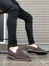 Mocasini barbati maro 12222 E 203-1