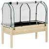 Outsunny jardiniera tip sera, pentru plante, 121x55x117cm, lemn | Aosom Ro