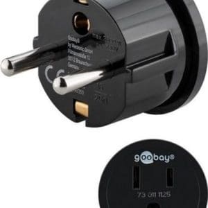 Adaptor USA la Europa, Goobay 45350