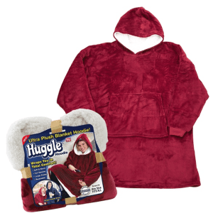 Patura ROSIE cu maneci stil hanorac cu gluga si buzunar,Huggle Hoodie