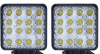Proiectoare Led Off Road TP-1648 48W 16 12V-24V PATRATE – Set 2 Bucati