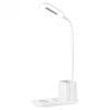 Lampa birou cu incarcare wireless 5W/7.5W/10W Alb, RB-6302-W