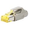 Conector de retea RJ45 cat. 6A Gri, RJ45C6A-GR